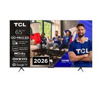 TV QD Mini LED TCL 65P8L 65", 144Hz, UHD 4K, Procesador AiPQ, DVB-T2, Dolby Vision Atmos, Google TV