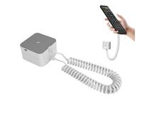 TV Remote Holder, Magnetic Remote Organizer, Anti-Theft Control Caddy, Retractable Design, Adjustable Length, for Hotel and Use, Secure Wall Organizer, 47,2 pulgadas