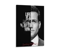 TV Series Suits Main Character Art Poster Canvas Wandposter, Decoración, Pintura, Arte, Dormitorio, Salón, Oficina, Pinturas, Decoración Moderna del Hogar, Arte de pared, Impresión de 45 x 45 cm