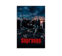 TV Series The Sopranos Lienzo Póster Pintura Decorativa Lienzo Arte de Pared Salón Póster Dormitorio Pintura, Arte de Pared Impresión de Imagen Moderna Decoración de Habitación Familiar 40 x 60 cm
