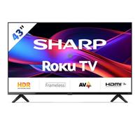 TV Sharp LED 43GD2225E 43" Full HD 60Hz Smart TV Roku HDR10 HLG