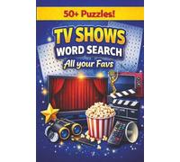 TV Show Word Search Puzzle Book: Word Searches with Easy to Read Print about TV Shows, Favourite Actors, Classic shows and More | 6x9 Inches, 110 ... Gift for Vacations, Holidays and Free Time