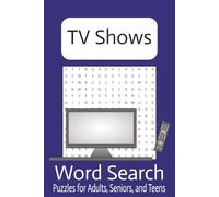 TV Show Word Search Puzzle Book: Word Searches with Easy to Read Print about TV Shows, Programs, Series, and More | 6x9 inches, 110 pages | 50+ Puzzles... Gift for Vacations, Holidays, and Free Times