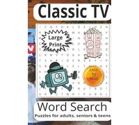 TV Sitcoms Search Puzzle Book: Word Searches with Easy to Read Print about TV Sitcoms, TV Classics, TV shows and more 6x9 inches, 110 pages, 50+ Puzzles,..Gift for vacations, Holidays and Free Times