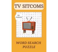 TV Sitcoms Word Search Puzzle Book: Word Searches with Easy to Read Print about TV Comedies and More | 6x9 inches, 110 pages, 50+ Puzzles with Solutions…Gifts for Vacations, Holidays, and Leisure
