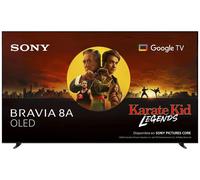 Sony BRAVIA 8A 55XR8A - Televisor de alta definición, OLED, HDR10, HLG, Dolby Vision, Netflix, Prime Video, Wi-Fi, Bluetooth, AirPlay 2, Wi-Fi, 4 - Televisor de alta definición