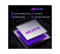 TV Stick Android 14 H96 MAX Rockchip RK3518 TV BOX con 4K HDR 2.4G 5G Wifi6 2GB+16GB Control Remoto por Voz para TV