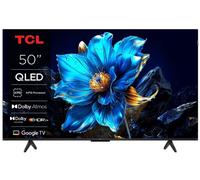 TCL 50T69C QLED 50", TV Direct LED, HDR 4K, Smart TV con Google TV (Dolby Vision y Atmos, Game Master, Motion Clarity, Compatible con Google Assistant y Alexa)