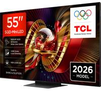 TCL TV 55C8L 55" SQD-Mini LED, 4K HDR 3000 nits, 1008 Zonas de atenuación, Google TV, 144 Hz, Dolby Vision & Atmos, Audio by Bang & Olufsen