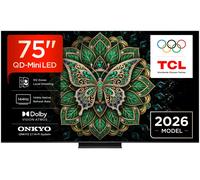 TCL 75C6K Pro - Smart TV 75 pulgadas 4K DVB-T2 H.264, H.265 negro Clase energética E