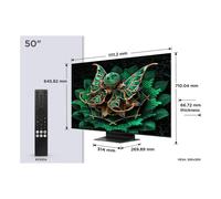 TV TCL QD Mini LED 50C7K 50" 4K Ultra HD 120Hz Smart TV Google TV HDR10 Dolby Vision