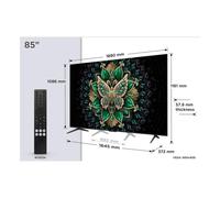 TV TCL QD Mini LED 85C69K 85" 4K UltraHD 144Hz Smart TV Google TV Dolby Vision HDR10+
