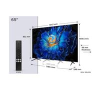 TV TCL QD-Mini LED C69KS 65" 4K Ultra HD Smart TV Metallic