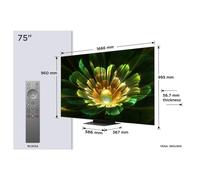 TV TCL QD Mini LED C79K 75C79K 75" 4K UltraHD 144Hz Smart TV Google TV Dolby Vision HDR10+