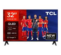 TCL 32V5C - Smart QLED Full HD de 32" Direct LED TV con Android TV y HDR - Compatible con Google Cast y Google Home, diseño Delgado