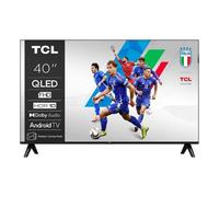 TCL 40V5C - Smart QLED Full HD de 40" Direct LED TV con Android TV y HDR - Compatible con Google Cast y Google Home, diseño Delgado
