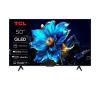 TCL 50T69C QLED 50", TV Direct LED, HDR 4K, Smart TV con Google TV (Dolby Vision y Atmos, Game Master, Motion Clarity, Compatible con Google Assistant y Alexa)