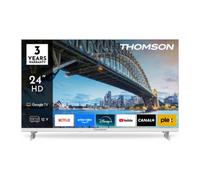 TV Thomson LED 24HG2S15CW 24" HD 60Hz Smart TV Google TV HDR Diseño sin marco Blanco