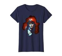 TV Times Kate Bush actuando 1978 Camiseta, Mujer, Azul Marino, L