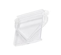 TV - Transparent Polystyrene Adjustable Storage Rack | Router Stand Media - 11.3x8.8cm Clear Polystyrene Rack | Adjustable Space Saving | For Game Console Streaming Devices