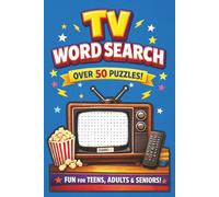 TV Word Search Puzzle Book for Adults, Teens, and Seniors: Word Find Puzzles with Television and TV Show Themes (Riddle me this!)