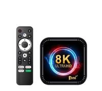TV98 RK3528 TV Box Ultra HD 8K Smart TV Box Android 13 4GB 32GB 64GB Dual Wifi BT5.0 4G 5G Control Remoto Por Voz Reproductor Multimedia Decodificador(Tv98rk3528box4g64g,US Plug)