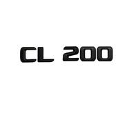 TVAAGHBCBR Negro Mate CL 200" Etiqueta engomada del Emblema de la Insignia del número de Las Palabras de Las Letras traseras del Maletero del Coche for Mercedes Benz CL200