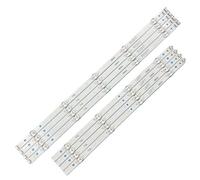 TVAAGHBCBR Tira de LED Compatible for LG 49LJ5500 49LJ550M 49LJ5550 49LJ594V 49LJ6300 49LK5700PUA 49LK5750 49LK5910PLC 49UF6407 49UH610N 49UJ6300(8 Piece for 1TV)