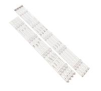 TVAAGHBCBR Tira de LED de 8 Piezas Compatible for LG 49UH603v-ze 49UH610A 49UH6100 49LF5100 49UH6030 49UF640V 49UF6407 49UH6507 49LF510V 49UJ635T 49UF640T