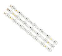TVAAGHBCBR Tira de LED for iluminación Trasera Compatible for TV 43UM7100PSA 43UM7340PVA 43UM4390PLC 43UM74006LB 43UM7450PLA 43UM7390PLC 43UM7400PLB 43UM7300PSA(1set 3pcs)