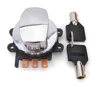 TVGOPBGF para FLHR para Road para King 2007-2013 para FLHRI para Road para King 1996-2006 Interruptor De Encendido Motocicleta con Piezas Clave OEM: 71501-93 71450-04