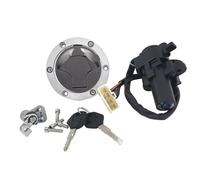TVGOPBGF para Ninja para 250R para EX250J 2008-2012 para Ninja 300 para EX300B ABS 2014-2015 Interruptor Encendido Motocicleta Combustible Gasolina Cerradura Asiento Piezas Clave
