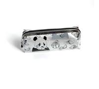 TVIVID Bonito estuche para lápices de panda para estudiantes, niños, niñas, bonito estuche de lápices de panda transparente de alta capacidad para guardar artículos de papelería, Summer