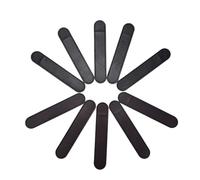 TVIVID Juego de 10 bolsas para bolígrafos negro y marrón, un juego de bolígrafos para un juego de pluma estilográfica, bolsa de regalo para bolígrafo, Black