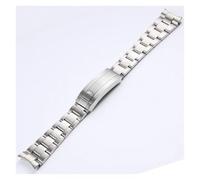 TVKSIPAR 20 Mm 21 Mm Apto For Rolex Apto For Daytona Apto For Oyster Apto For Perpetual Apto For Submariner Apto For Seiko NH35 Correa De Reloj Pulsera Correa De Reloj De Acero Inoxidable Macizo(Matte