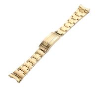 TVKSIPAR 20 Mm 21 Mm Apto For Rolex Apto For Daytona Apto For Oyster Apto For Perpetual Apto For Submariner Apto For Seiko NH35 Correa De Reloj Pulsera Correa De Reloj De Acero Inoxidable Macizo(Gold,