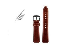 TVKSIPAR Ajuste for Casio correa de cuero Vintage A158 A159 A169 AE-1200 AE1200 AE1300 SGW-300/400 AQ-150W pulsera de cuero de vaca pulsera Retro 18mm(Brown-black)