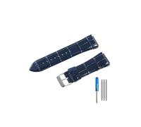 TVKSIPAR Apto for correa de reloj For Guess W0040G3 W0040G5 W0247G3 correas de cuero(Blue-ST-K1)