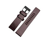 TVKSIPAR Apto For Pulsera De Cuero Genuino Fit For DIESEL DZ7311 DZ7332 DZ7314 DZ1405 DZ4323 Correa De Reloj Negro Marrón 22mm 24mm 26mm 28mm 30mm(A dark brown-black,28mm)