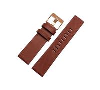 TVKSIPAR Apto For Pulsera De Cuero Genuino Fit For DIESEL DZ7311 DZ7332 DZ7314 DZ1405 DZ4323 Correa De Reloj Negro Marrón 22mm 24mm 26mm 28mm 30mm(A light brown-RD,30mm)