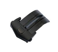 TVKSIPAR Cierre de correa de reloj con hebilla de mariposa sólida de despliegue de acero inoxidable de 18 mm y 20 mm for hombres(Black,18mm)