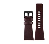 TVKSIPAR Correa De Cuero For Reloj Fit For Diésel DZ7406 DZ7408 DZ4280 DZ4343, Pulsera For Hombre De 22mm, 24mm, 26mm, 28mm, 30mm, 32mm Y 34mm(Brown black clasp,30mm)