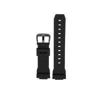 TVKSIPAR Correa De Goma De 16mm For Casio G-shock GM GA 2100 GA5600 6900 Series, Accesorios De Reloj De Correa Impermeable Deportiva De Liberación Rápida(Black black buckle)