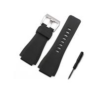 TVKSIPAR Correa De Goma For Hombre, Accesorios For Reloj, Hebilla De Pin Apta For Bell Ross, Correa BR01, Pulsera Deportiva Resistente Al Agua, Correa De Reloj For Hombre