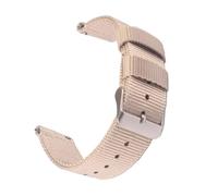 TVKSIPAR Correa De Nailon For Reloj Fit For Samsung Fit For Galaxy Watch 5 Pro, 18mm, 20mm, 22mm, 42mm, 46mm Active1 Active2 Gear S3 Frontier Sports(Beige,20mm)