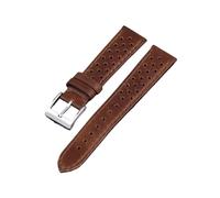 TVKSIPAR Correa De Reloj De 18mm, 20mm Y 22mm, Correa De Cuero Apta For Tag For Heuer, Apta For Seiko, Accesorios Universales For Reloj De Hombre(Dark Brown,20mm)