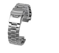 TVKSIPAR Correa De Reloj De Acero Inoxidable Macizo Compatible Con Timex Fit For Tides T45601 T2N721 T2N720 T2N739 TW2T76500, Correa De Reloj De Metal Con Brújula E-tide For Hombre.(B silver)