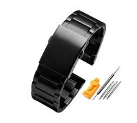 TVKSIPAR Correa de reloj de acero inoxidable macizo for Seven Friday, apta for diésel, correa de reloj de 28mm, pulsera de gran tamaño for hombre, pulsera de repuesto(A-black)