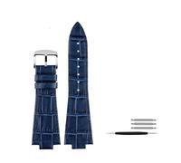 TVKSIPAR Correa De Reloj De Cuero De 26 X 12 Mm Apta For Tissot For La Serie For PRX De 40 Mm T137.407/T137.410 For Hombre Informal(Blue pin)