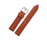 TVKSIPAR Correa de reloj de cuero de repuesto Universal, correa de cuero for hombres y mujeres, 12mm, 14mm, 16mm, 18mm, 19mm, 20mm, 21mm y 22mm(Light brown,16mm)